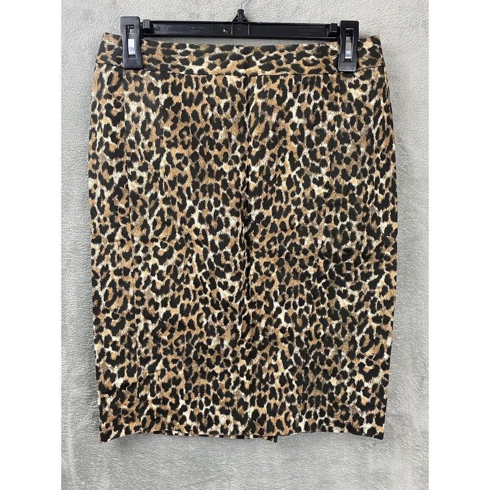 Ann Taylor Loft Womens‎ 4 Leopard Print SKirt